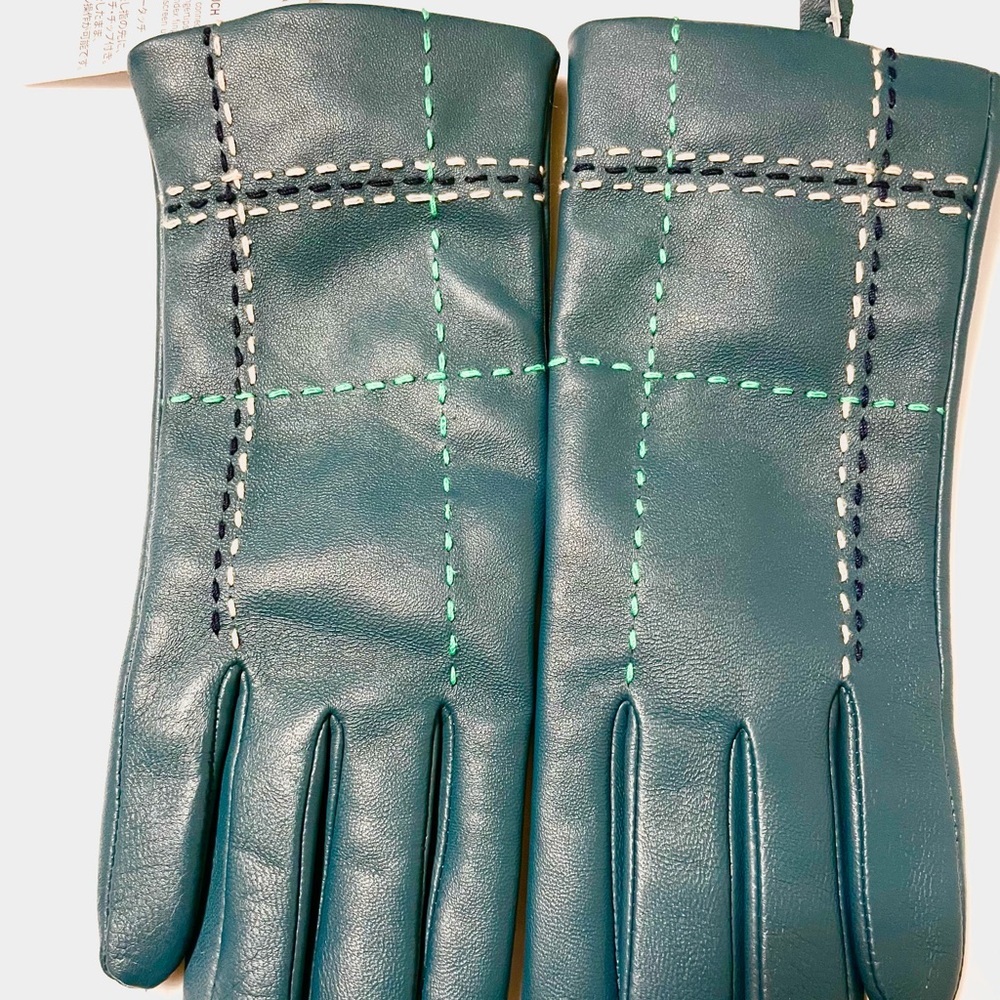 Lands End Leather Gloves